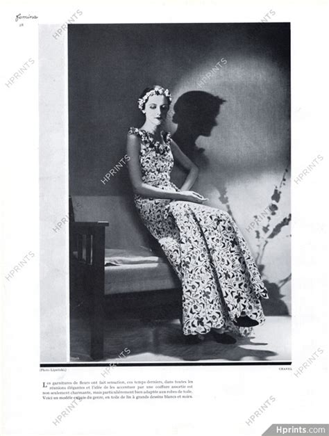 Vintage Chanel 1932 Summer Dress Print 